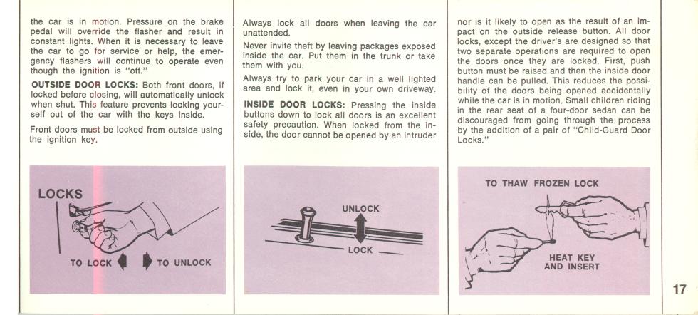 1969 Chrysler Imperial Owners Manual Page 37